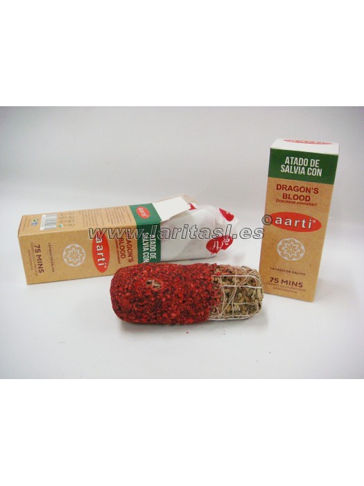 Tocha Aarti Salvia com Dragon´s Blood 9-10cm